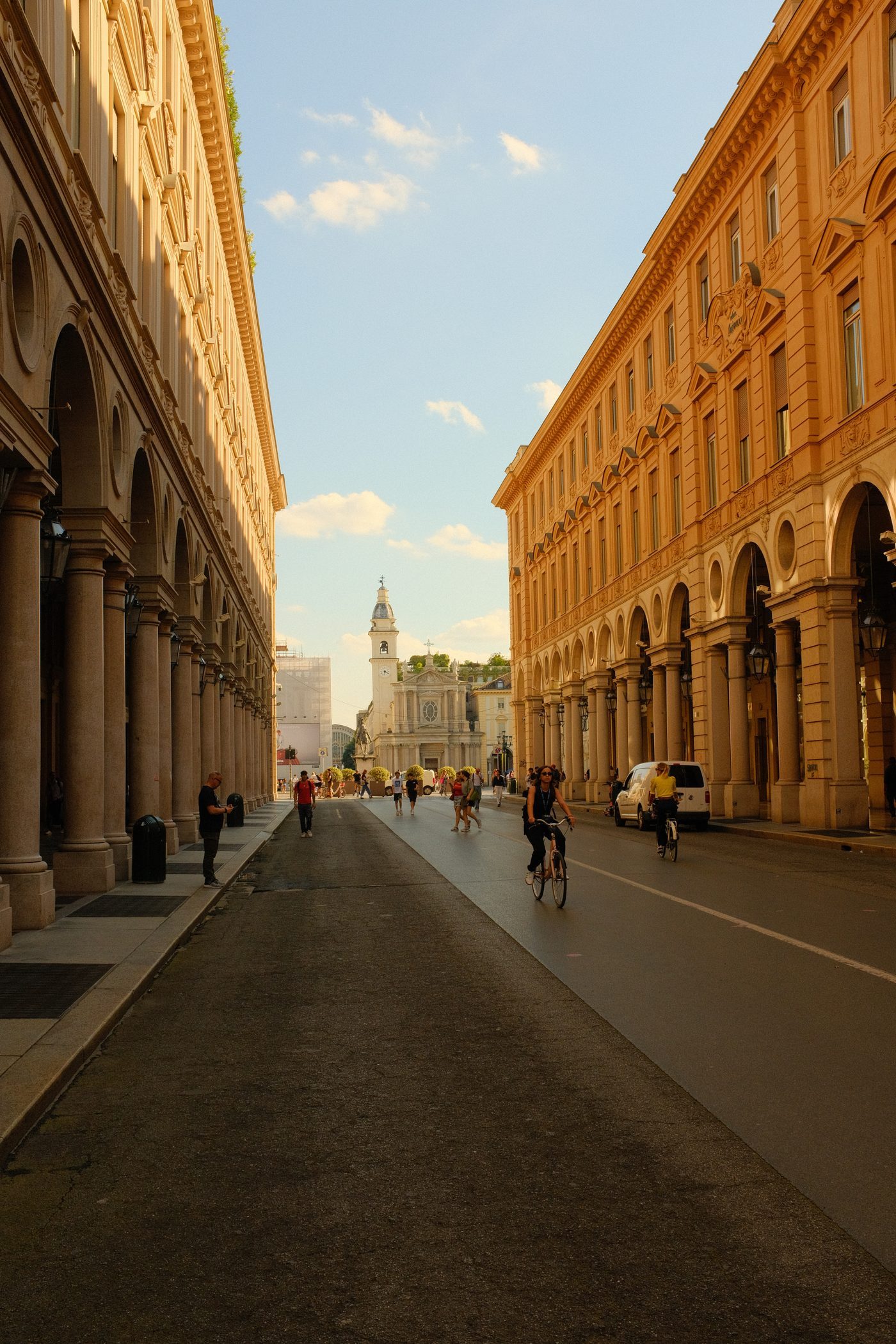 Via Roma golden hour