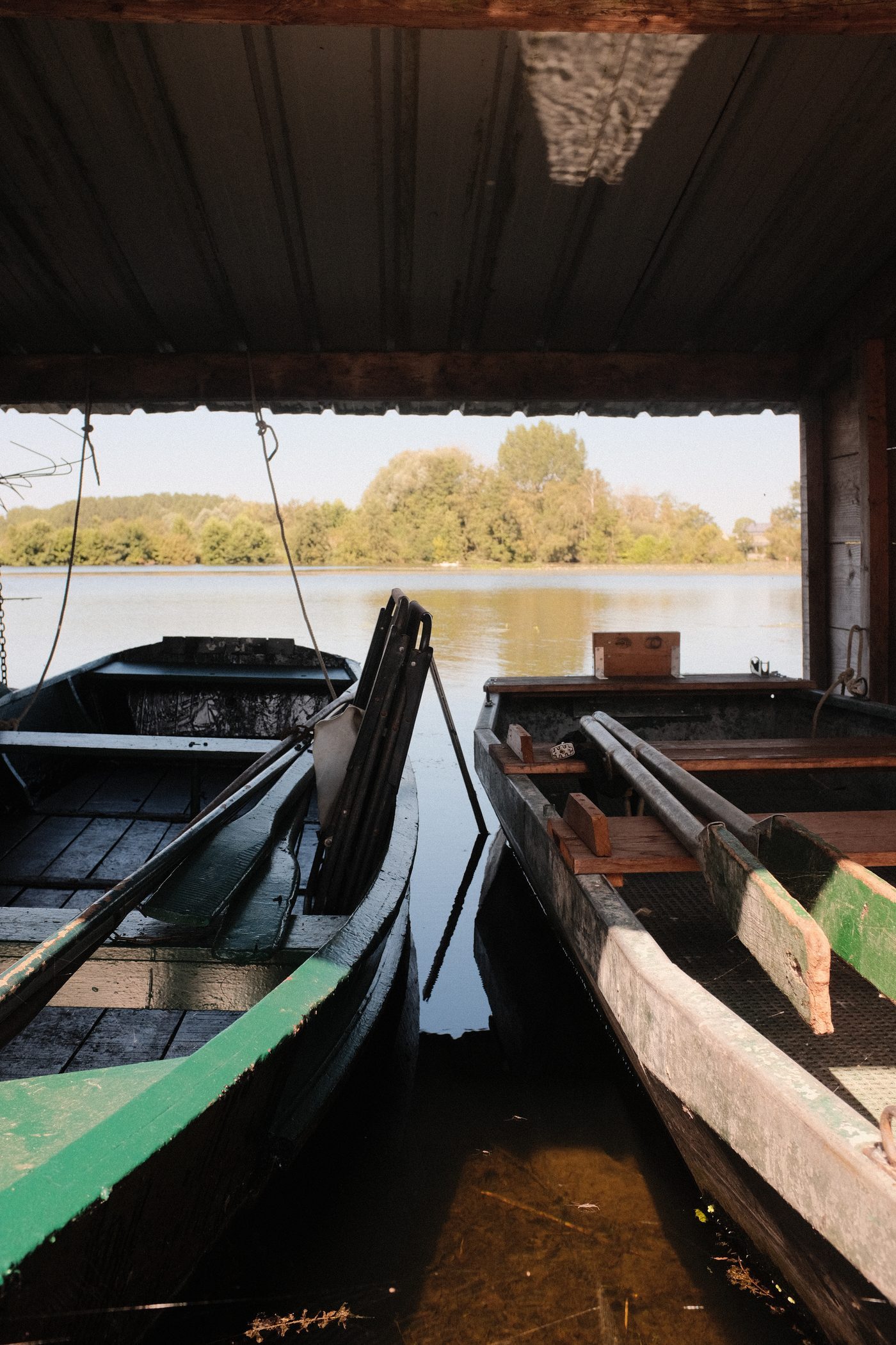 Two boats one shed