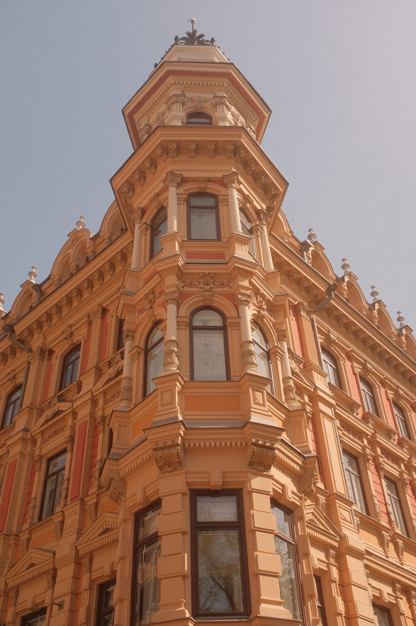 A tower on the corner