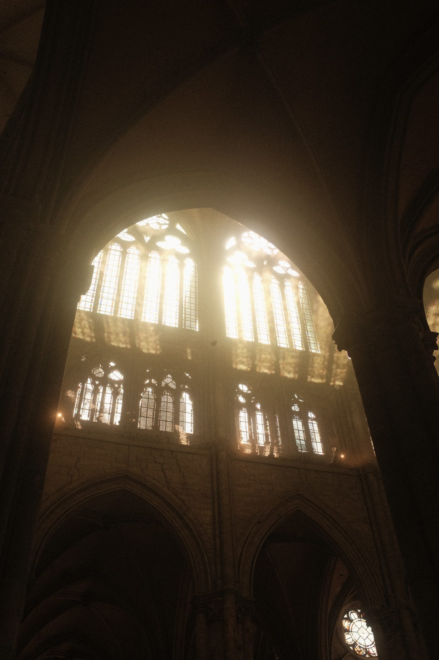 Sun through the nave